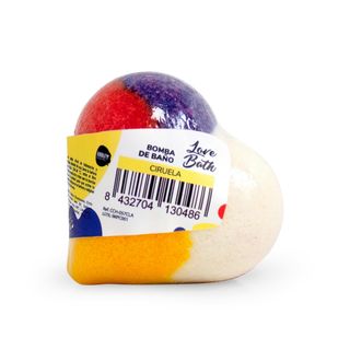 Bomba De Baño Corazón Ciruela De Bubbles&Colors 85 Gr (275992)
