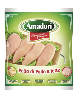 Petto di pollo a fette 700G Amadori