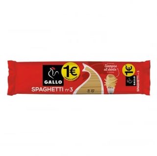 Pasta Spaghetti Nº3 Gallo 400 G.