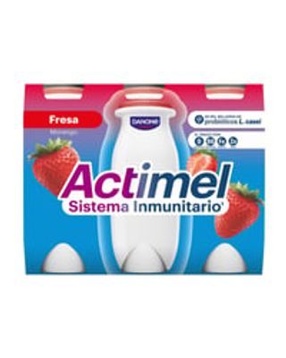 Actimel Danone morango pack 6x100 g