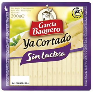 Queso Tierno Sin Lactosa García Baquero Ya Cortado 200G