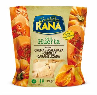 Parta Fresca Rellena De Crema De Calabaza Y Cebolla Caramelizada Rana 250G