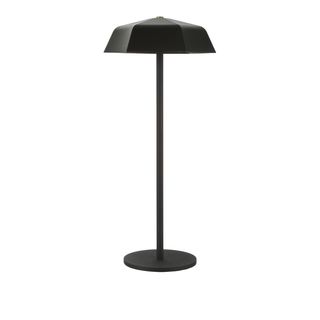 Lampada da tavolo senza fili 33 cm ombrello - nera