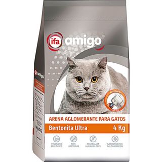 AMIGO Arena Para Gatos Bentonita Ultra 4 Kg