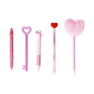 Set di penne - Con cuori - 3068630