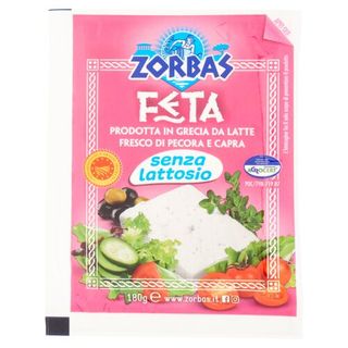 Zorbas Feta DOP Senza Lattosio 180 g - 8013165060033