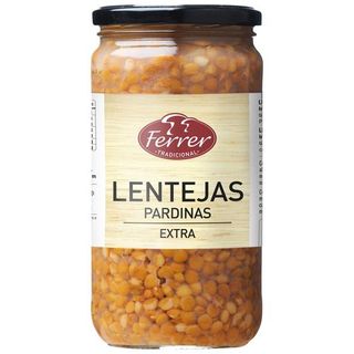 Lenteja Pardina Cocida Ferrer, Frasco 580 Gr. (24978835)