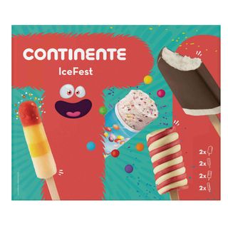 Gelado Monstrinhos IceFest Continente (emb. 8 un)
