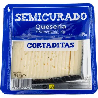 Queso Mezcla Semicurado Cortaditas 250 G