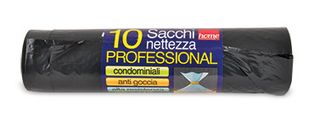 10 Sacchi nettezza 80x110 cm 120 litri professional