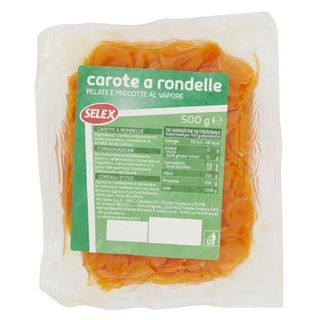 Selex Carote Pulite, Precotte e pronte da Cucinare 500 g