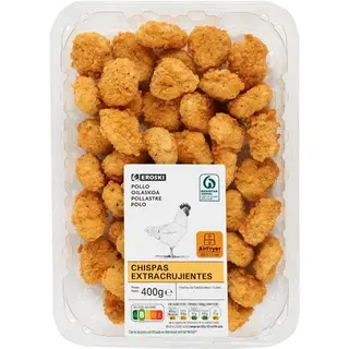 Chispas De Pollo Crujientes Aldelis, Bandeja 400 G