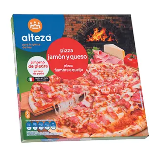 Pizza Jamon Y Queso Alteza 348 G