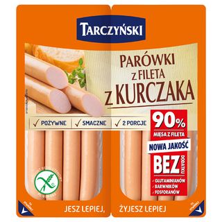 Tarczyński Parówki z fileta z kurczaka, 180 g