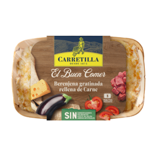 Berenjena Rellena De Carne 350gr Carretilla
