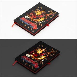 Cuaderno A5 Con Luz Deadpool (8435497297374)