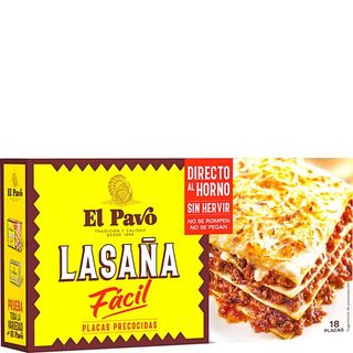 EL PAVO Placas De Lasaña Fácil Precocidas 200 G
