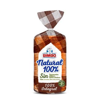 Pan Molde Bimbo Natural 100%Integral 450 G