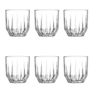 Set 6 bicchieri acqua in vetro trasparente - Echo