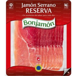 Jamón Serrano Reserva Lonchas, Paquete 200 G