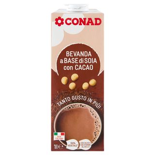 CONAD Bevanda a Base di Soia con Cacao 1 l - 8003170096233