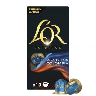 Café Cápsulas Descafeinado Colombia Lor Compatible Con Nespresso 10 Ud.