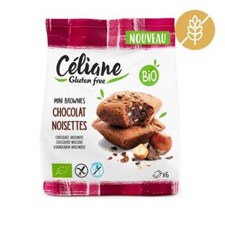 Céliane Mini Brownies Cioccolato E Nocciole Senza Glutine 170g