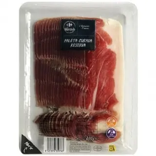 Paleta Curada Reserva En Lonchas Carrefour El Mercado Sin Gluten Y Sin Lactosa 200 G