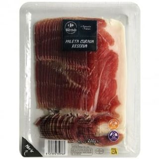 Paleta Curada Reserva En Lonchas Carrefour El Mercado Sin Gluten Y Sin Lactosa 200 G