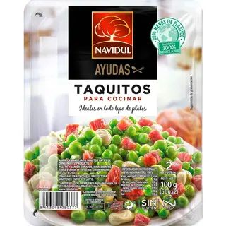 Taquitos De Jamón Curado Navidul, Bandeja 100 G