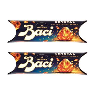 Pack 2x Baci Perugina Crystal Cioccolatini Fondenti Tubo 37,5g