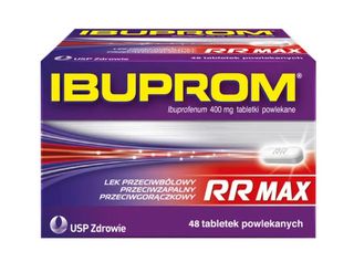 Ibuprom RR Max (Ibuprom RR), 400 mg, tabletki powlekane, 48
