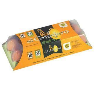 El Granjero Huevos Suelo L-Xl, 10 Unidades