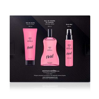 Set Colonia Woman Flow 100 Ml Vaporizador + Gel 100 Ml + Body Mist 50 Ml Aire De Sevilla 122951 (8411047133316)