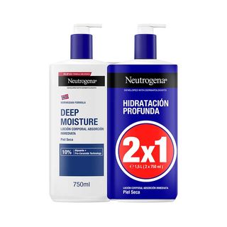 Loción Hidratatación Profunda 2x1 NEUTROGENA, dosific 2x750 ml (3574661785837)