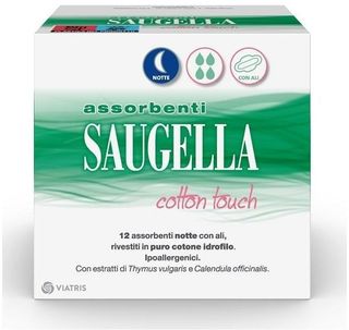 Saugella Assorbenti Notte 12 Pezzi Cch125