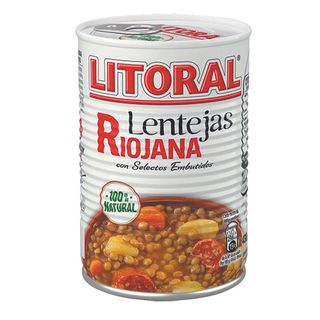 Lentejas Riojana Litoral 425 G