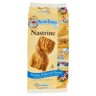 Mulino Bianco Nastrine Merenda Senza Additivi Conservanti 6 pezzi 240g