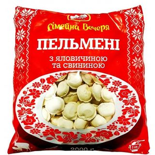 Pielmieni wieprzowo-wołowe "Simejna Veczeria" 2kg