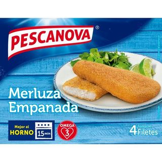 Filete de merluza empanado PESCANOVA, caja 340 g (171496)