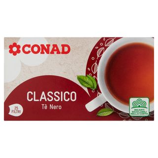CONAD Classico Tè Nero 25 filtri da 1,7 g - 8003170007871