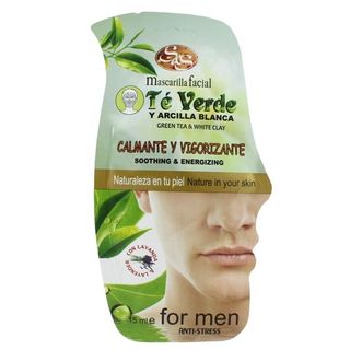 Mascarilla Facial Hombre Té Verde y Arcilla - SyS Cosmética Natural y Aromas - 15 ml 8422828506724