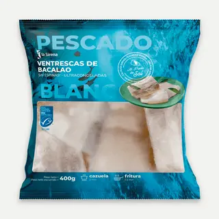 Delicias De Bacalao Msc Bolsa 400 Gr.