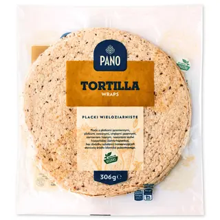 Pano Tortilla wraps wieloziarniste, 306 g