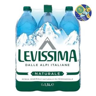 Pack 6 x Levissima Acqua Minerale Naturale Oligominerale 1,5L