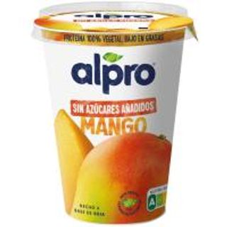 Yogur Alpro De Mango Sin Azúcares Añadidos 400 Gr. (22316905)