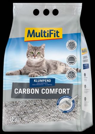 Żwirek dla kota MultiFit Carbon Comfort 12L/10kg