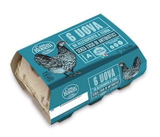 6 Uova da allevamento a terra senza antibiotici