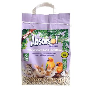 8 L San Dimas Absorsol Lecho de Madera para mascotas