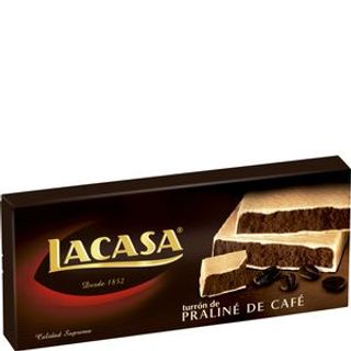 LACASA Turrón De Chocolate Praliné De Café 225G